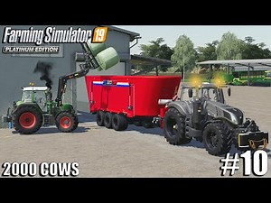 Buying Bigger Food Mixer & Plowing | 2000 Cows Farm | Farming Simulator 19 | #10