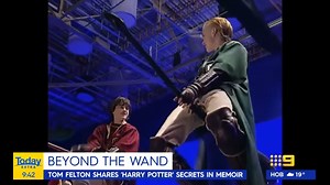 Tom Felton has amassed a legion of "Potterheads", playing Draco Malfoy. But now the actor is taking us "Beyond the Wand," in his new memoir. #9Today | WATCH LIVE 5.30am | TODAY