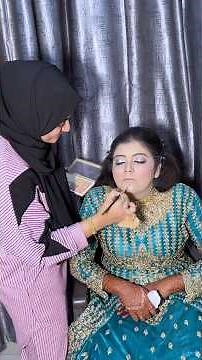 Mai gai valsad bride ready karne😍meri bride makeup karate hue sogai🤭 #ytshorts