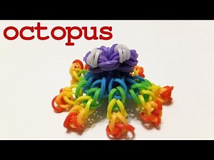 Rainbow Loom Octopus Charm | Loom Bands Ocean Animals How To