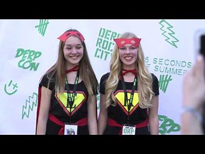#5SOSDERPCON Danish fans meet n´ greet - The Voice