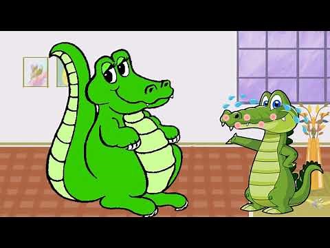 Cuento Paco El Cocodrilo que no le gustaba cepillarse los dientes