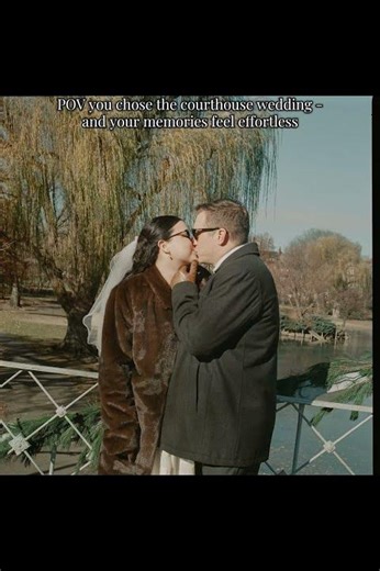 POV: You choose a courthouse wedding