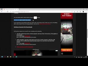 Second Life: How to download Firestorm Viewer in Microsoft Edge with SmartScreen