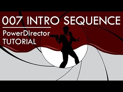Creating a 007 gun barrel sequence in PowerDirector