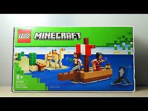 NEW LEGO Minecraft 2024 21259 The Pirate Ship Voyage set Review