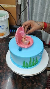 Mermaid Doll Theme 2nd Birthday Cake | Blue & Pink Kids Designer Cake #dollcake #cake #beautifulcake | Sunil Cake Master