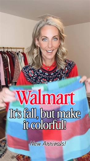 Walmart just brought the color back to FALL- We said it’s fall, but Walmart said, let’s make it colorFUL🍁💙 This plaid set might be my favorite yet — cozy, classic, and cheerful all at once. Whether you’re headed to school, brunch, or Christmas errands, these bold fall tones keep things fresh and fun. Comment WALMART for the links and all the fun! Linked all three looks on LTK for you — from the bright turtleneck to the perfect red flats. Wearing a size small in the jacket ($42) Size 0 in the s