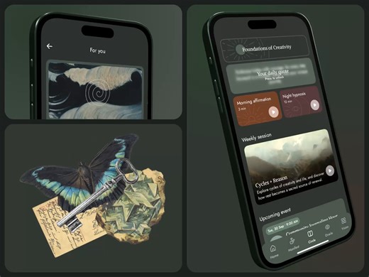 Wellness Mobile App Design & Motion Animation