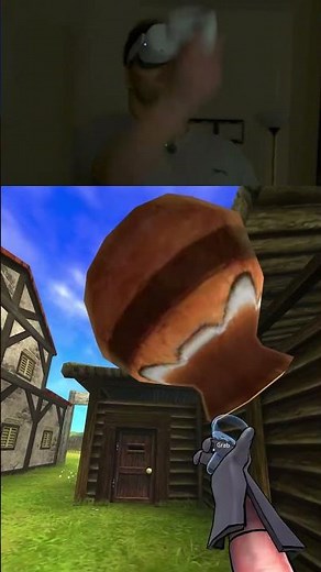 This Legend Of Zelda Ocarina of Time in VR is Absolutely AMAZING! #zelda #gaming #games