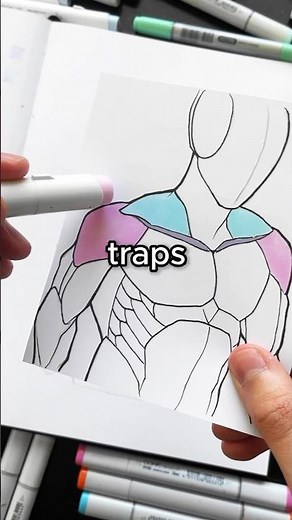 How to Draw the UPPER BODY! 👀🎨 #arttutorial