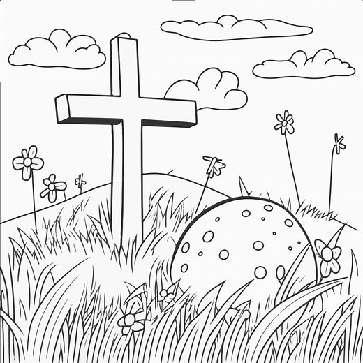 Kids Jesus Coloring Page - Child Easter Coloring Page - Toddler Religious Coloring Page - Catholic Kids Coloring Page - Etsy