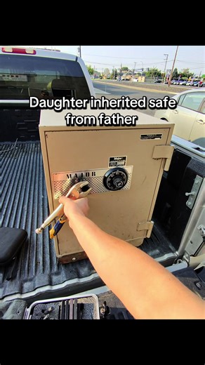 Dementia and didn’t remember the numbers #locksmith #safedrilling #fyp #local #explorepage✨