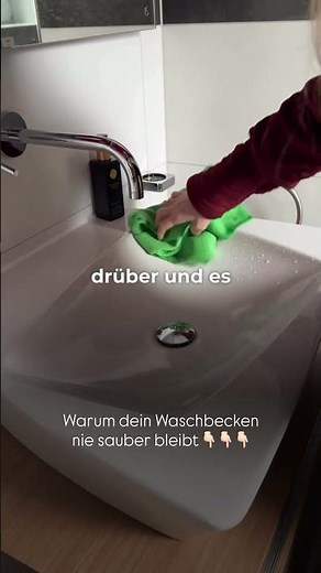 Warum dein Waschbecken nie sauber bleibt 👇🏻
