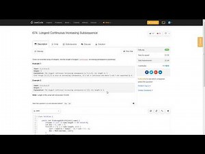 Technical Interview Question: Longest Continuous Increasing Subsequence [LeetCode]