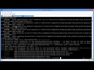 Mastering MEAN Web Development Tutorial: Scaffolding with 'yo' | packtpub.com