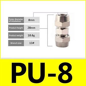 [Hot Item] Durable Pneumatic Tube Quick Connector with Brass Construction