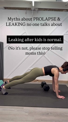 Myths about leaking & prolapse