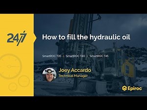 How to fill hydraulic oil | PowerROC T35 | PowerROC T40 | PowerROC T45
