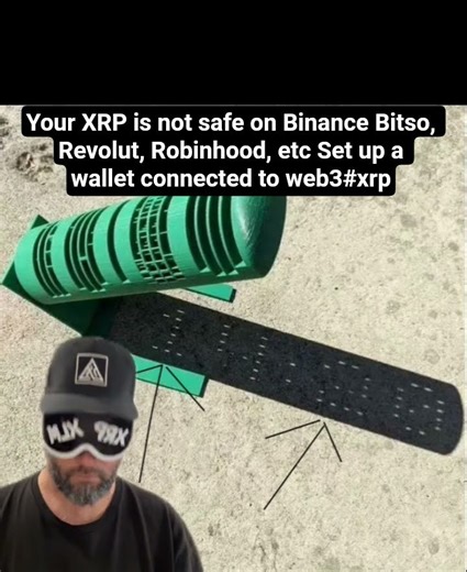 Your XRP is not safe on Binance Bitso, Revolut, Robinhood, etc Set up a wallet connected to web3#xrp
