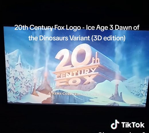 20th Century Fox Logo - Ice Age 3 Dawn of the Dinosaurs