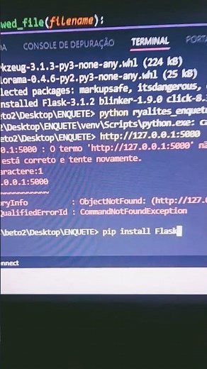 VS Code error installing pip