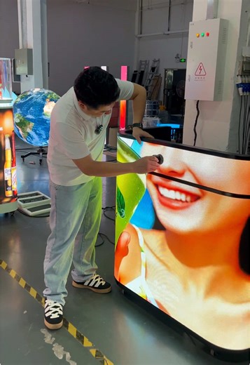 Custom LED Display Integration for Front Desk Systems