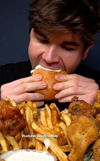 Wingstop and Chick-Fil-A? (extra sauce) #asmr #mukbang #food