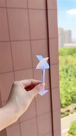 How to make an Easy Paper Spinning Plane #easy #origami #diy
