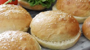 Super soft, buttery, and rich burger buns made completely from scratch! RECIPE: https://sugarspunrun.com/burger-buns/ | Sugar Spun Run