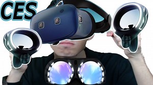 HTC Vive Cosmos VR Eye Tracking Vs Pimax CES 2019 Tech News - 0:10 HTC Vive Cosmos gets showed off at CES for VR. 3:33 Vive Pro Eye with Eye Tracking and Foveated Rendering! 7:00 Vive Port Infinity subscription you to over 500 games! 8:01 Pimax Eye tracking module with 7invensun. 9:44 Pimax Controllers but knuckles style. 11:30 Pimax interview; US center DLSS for VR, Brainwarp beta, Wireless module testing. Sources: https://docs.google.com/document/d/15Vg_VxqYHJ4kXiRIZvPVxWQFDVYtnNxzehkpHlYa5IQ/