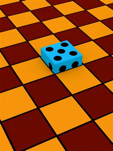 Satisfying Dice Slide Loop Video for Relaxation