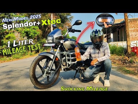 HERO SPLENDOR PLUS (2025) Average | Kitna Deti hai?| Fuel Efficiency Splendor+ Test⛽XTEC 2.O Mileage