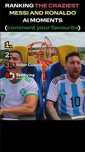 Ranking the Craziest Messi and Ronaldo AI Moments