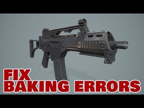 How to Fix Baking Errors problems with Normal Map in Marmoset Toolbag