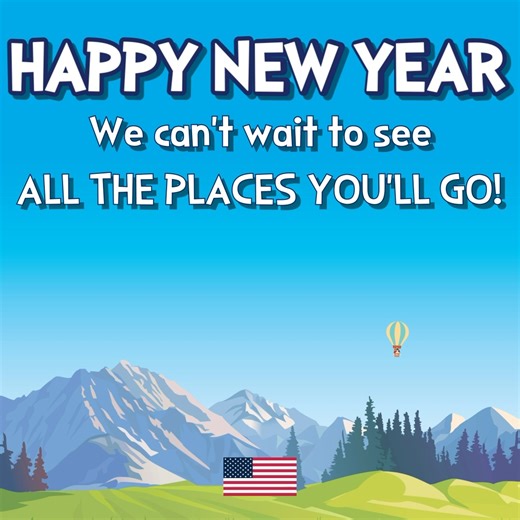 3.4K views · 58 reactions | Happy New Year! ✨ Here's to 2025, a year of new beginnings, growth, joy, and endless possibilities—Oh, the places you'll go and the amazing things you'll achieve! Let's make it a year full of adventure, big dreams, and unforgettable moments. | Exchange Programs - U.S. Department of State | Facebook