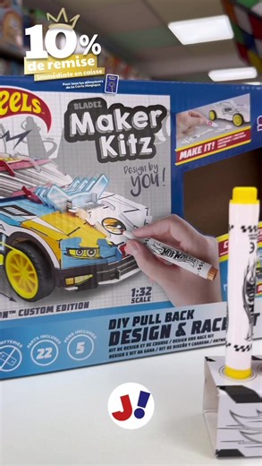 Kit pour fabriquer ta voiture de course chez Jouet Club Tahiti
