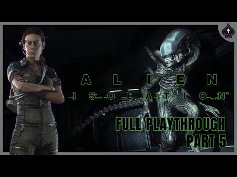 Headed to SOLOMONS HABITATION TOWER | Alien Isolation Part 5 (FULL SCREEN)