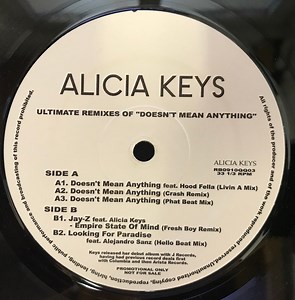 Alicia Keys - Ultimate Remixes Of "Doesn't Mean Anything"