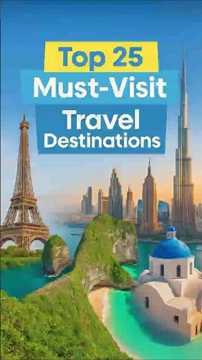 Top 50 Travel Destinations in the World 🌍 Best Places to Visit | Domestic + International Tour Guide