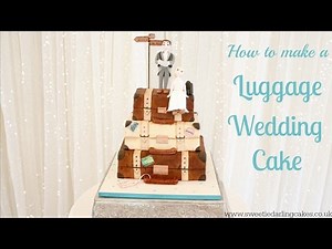 How To Make A Luggage Wedding Cake