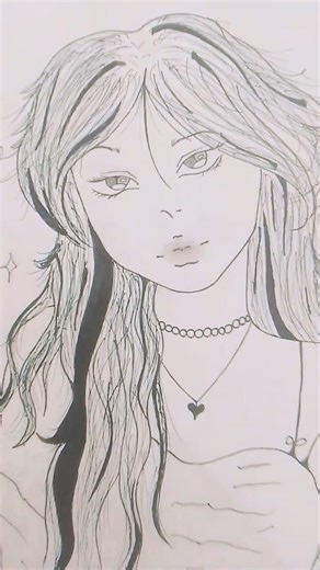 cuta anime sketch#easydrawing#drawing#art#anime