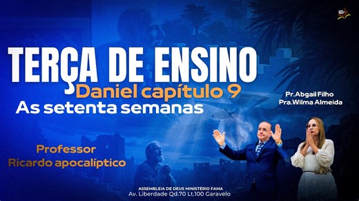 AD Garavelo - CULTO DE ENSINO - DANIEL CAP. 9 - 31/03/2026