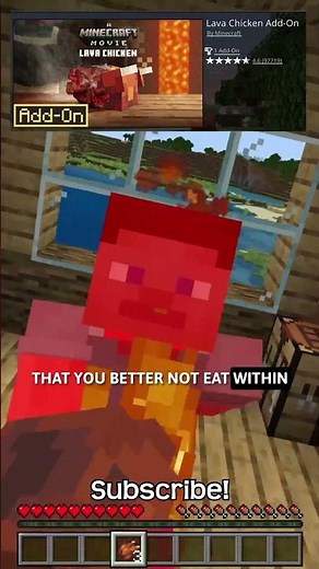 How To Craft Lava Chicken In Minecraft!