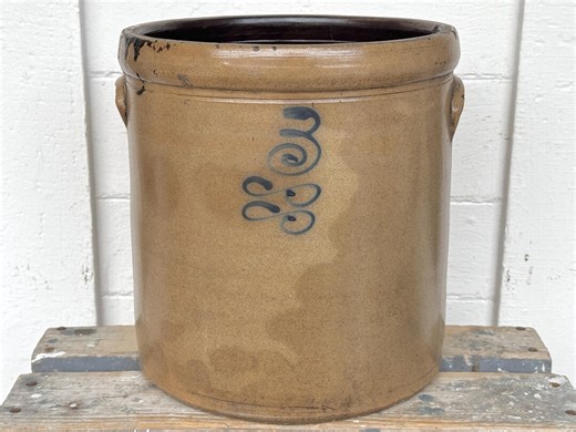 Antique Crock ~ 3 Gallon Beesting Crock ~ 1800s Salt Glazed Crock ~ Bee Sting Crock ~ Handmade Stoneware Crock ~ Farmhouse Antiques - Etsy