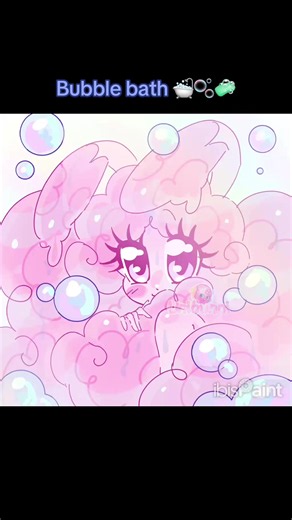 Squeaky clean 🛁🫧🧼 #kawaiiaesthetic #kawaiiartsyle #moe #cutecore #tweencore🍩