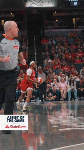 Odyssey Sims' halfcourt dime to Aliyah Boston is tonight's State Farm Assist of the Game 🪙 | Indiana Fever