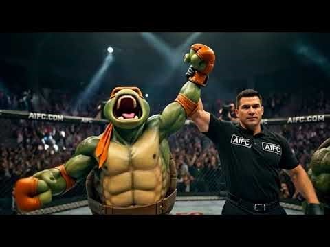 Donatello vs Michelangelo — Brothers DESTROY Each Other in the Octagon. Seedance 2.0.