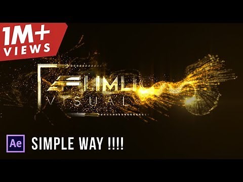 After Effects Tutorial: Particles Text Effects (simple way!!!!)