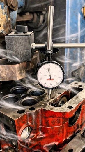 High Precision Cylinder Head Skimming Technique Explained #shorts